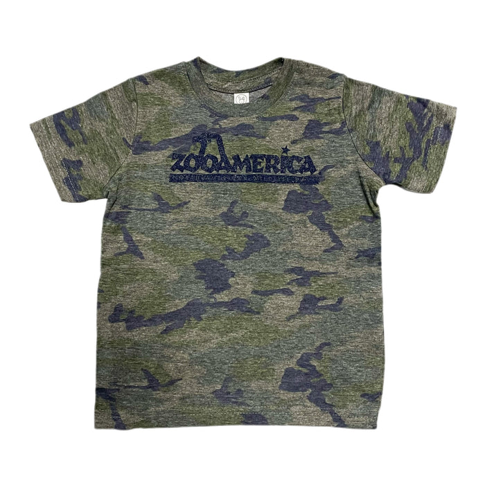 Zoo America Vintage Camo Logo Toddler/Youth T-Shirt