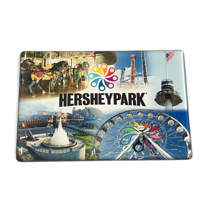 Hersheypark Pinwheel Rectangular Magnet