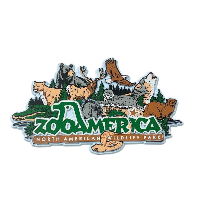 ZooAmerica Animal Collage Magnet