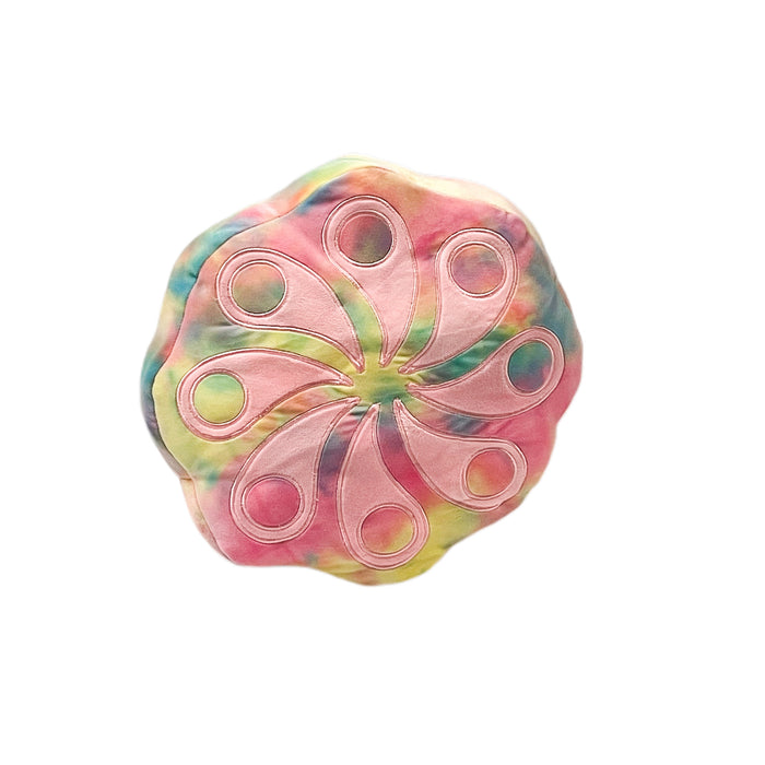 Hersheypark Pink Tie Die Pinwheel Plush Pillow