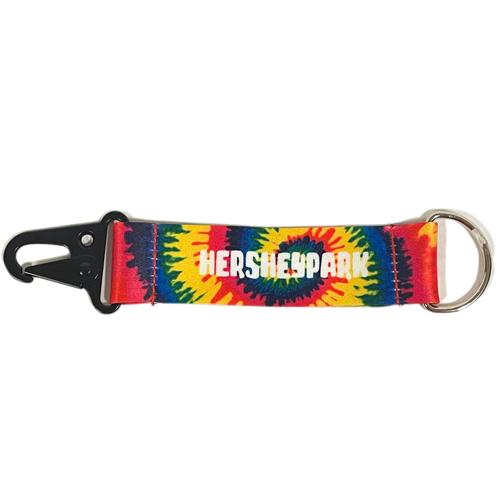 Hersheypark Tie Dye Keyring Lanyard