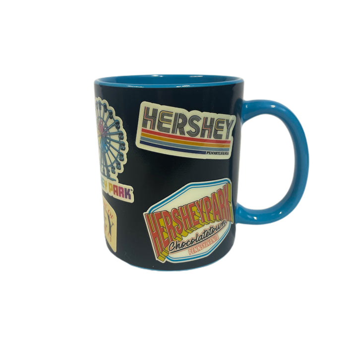 Hersheypark Sticker Collage Mug