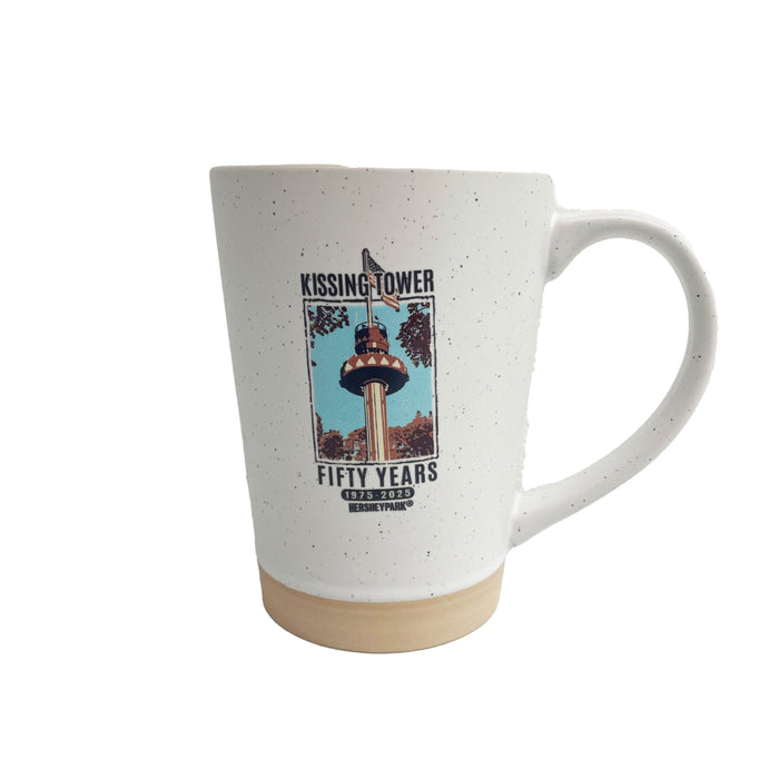 Hersheypark Kissing Tower 50th Anniversary Mug