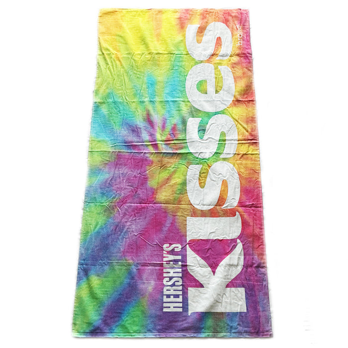 Hersheypark Cosmic Tie- Dye KISSES Towel