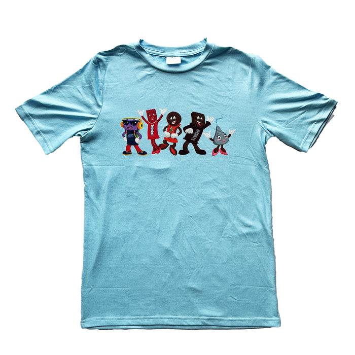 Hersheypark Character Collage Pajama T-Shirt