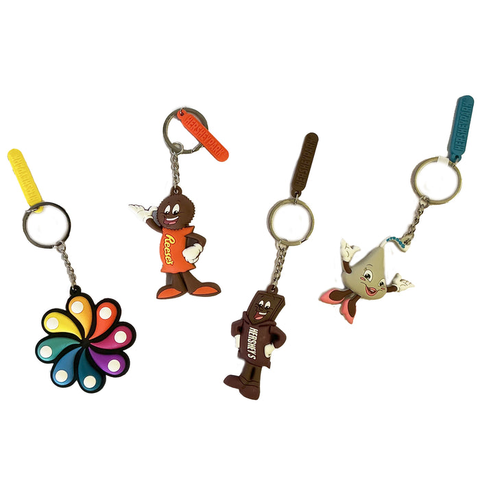 Hersheypark PVC Character Keychain