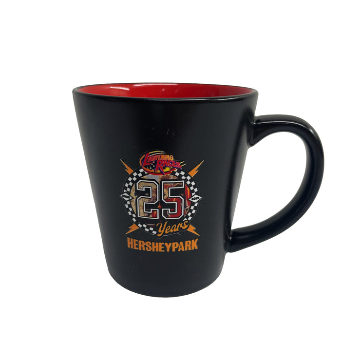 Hersheypark Lightning Racer 25th Anniversary Mug
