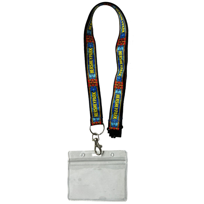 Hersheypark Stained Glass Lanyard
