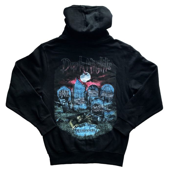 Hersheypark Dark Nights Cemetery Full Zip Sweatshirt