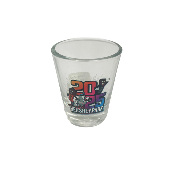 Hersheypark 2025 Character Shotglass