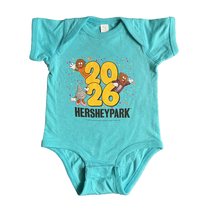 Hersheypark 2026 Character Infant Onesie
