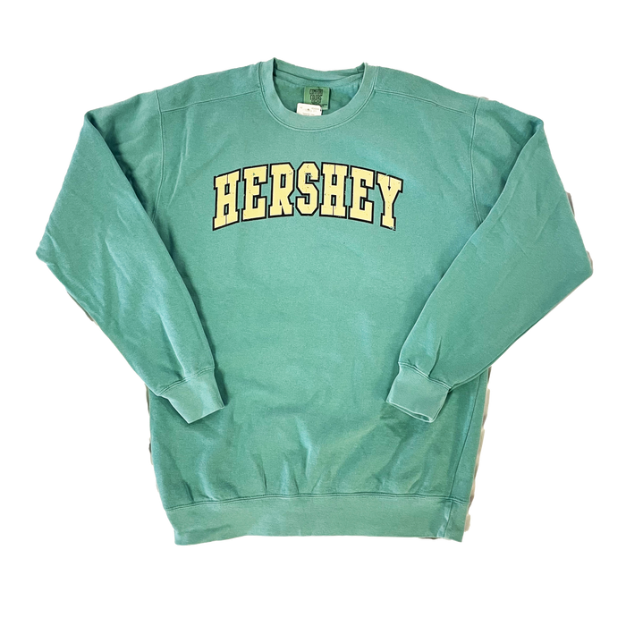 Hersheypark Comfort Colors Green Crewneck Sweatshirt