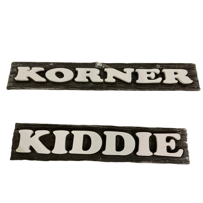 Hersheypark Authentic "Kiddie Korner" Games Signage