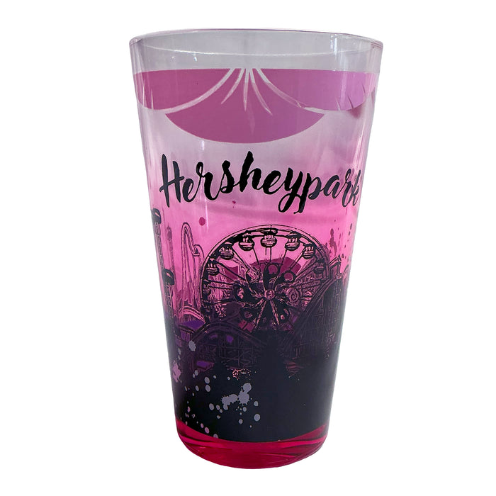 Hersheypark Rainbow Glimmer Pint Glass
