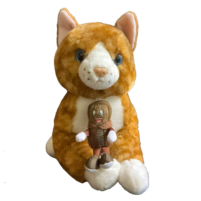 Hersheypark Tabby Cat Character Charm Plush
