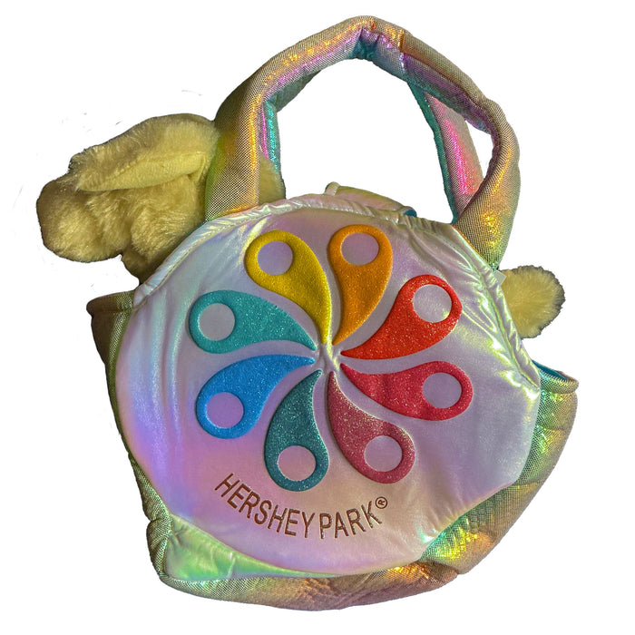 Hersheypark Pinwheel Purse with Plush Dog