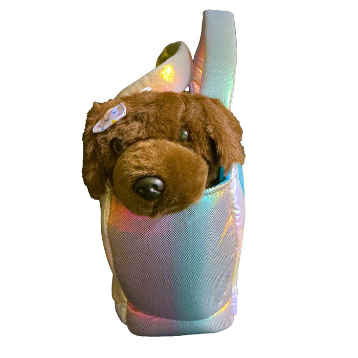 Hersheypark Pinwheel Purse with Plush Dog
