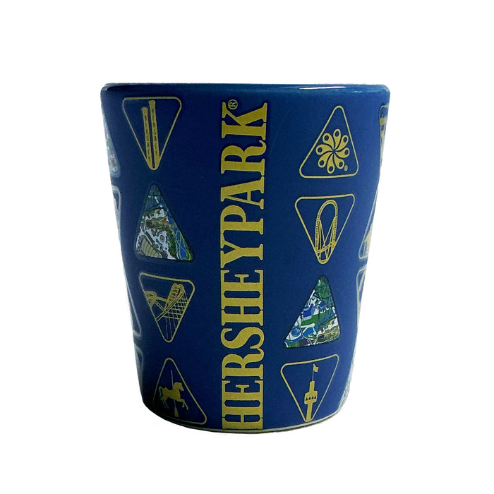 Hersheypark Triangle Rides Shot Glass