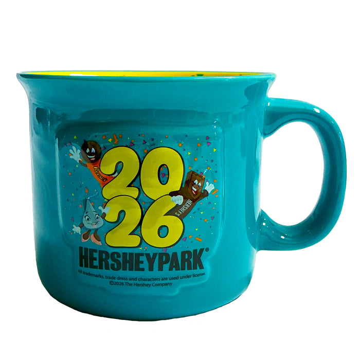 Hersheypark 2026 Character Big Camper Mug