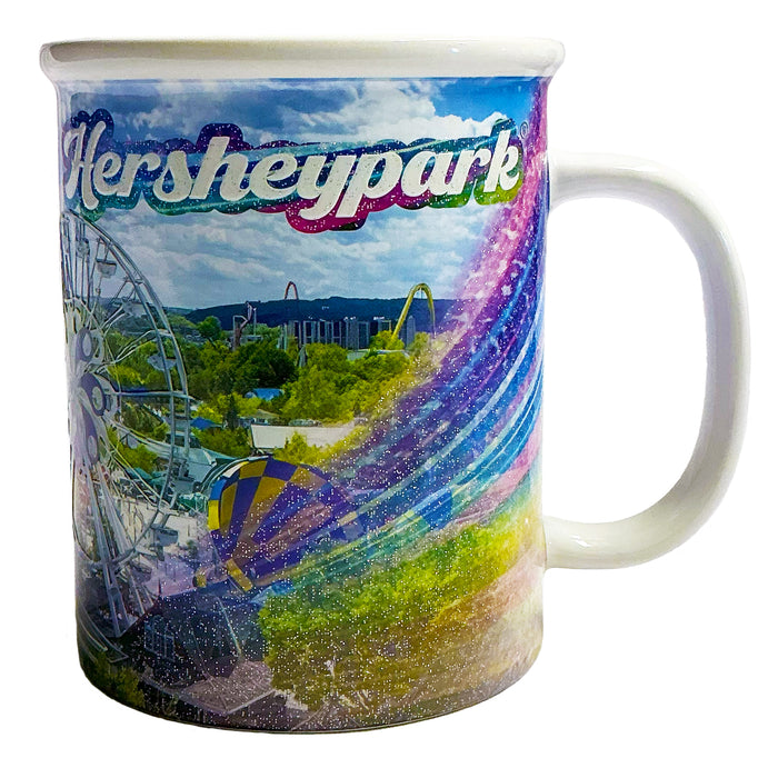 Hersheypark Rainbow Glimmer Mug