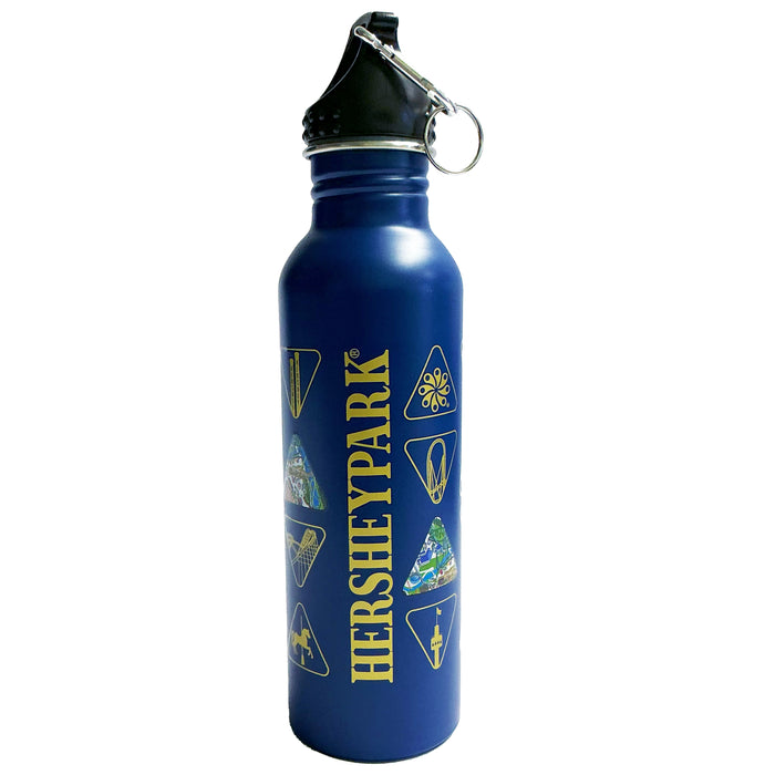 Hersheypark Triangle Rides Steel Waterbottle