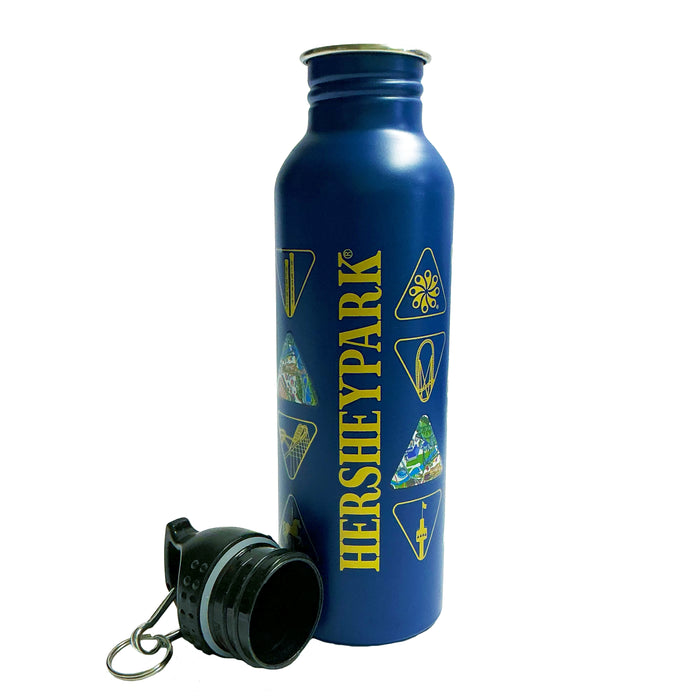 Hersheypark Triangle Rides Steel Waterbottle
