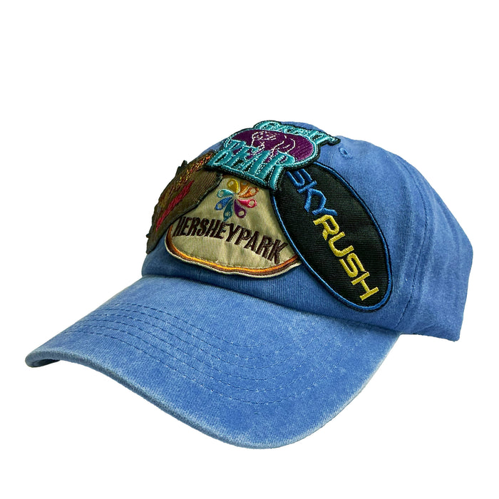 Hersheypark Coasters Patches Baseball Hat