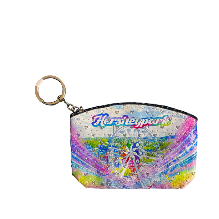 Hersheypark Rainbow Glimmer Coin Purse