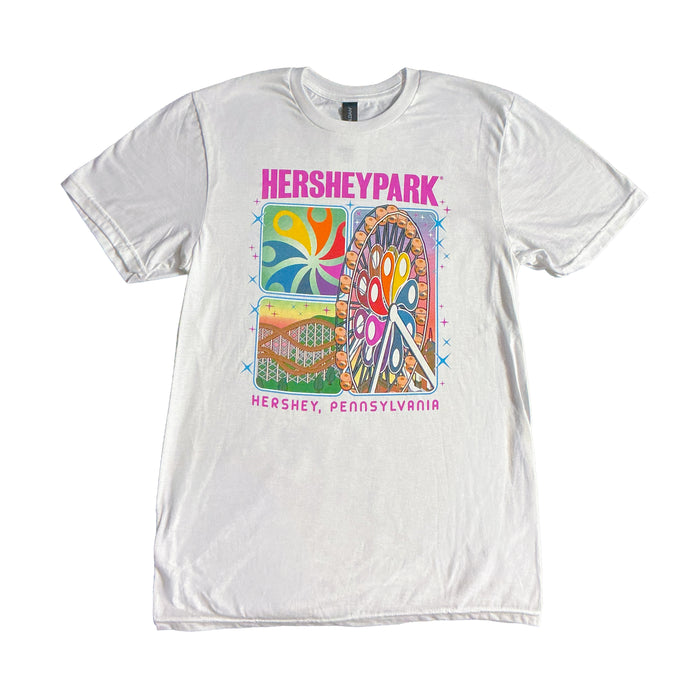 Hersheypark Rainbow Glimmer Adult T-Shirt