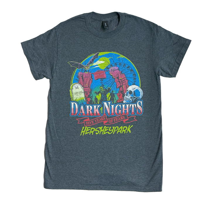 Hersheypark Dark Nights "Five Years of Fears" T-Shirt