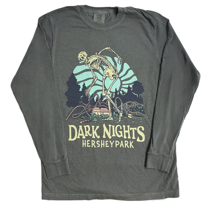 Hersheypark Dark Nights "Giant Skeleton" Long Sleeve T-Shirt