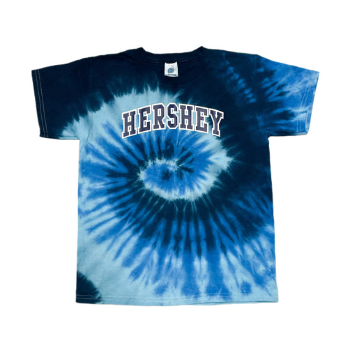 Hershey Ocean Blue Tie Die Youth T-Shirt