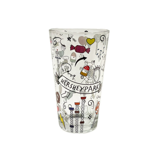 Hersheypark Park Icons Pint Glass