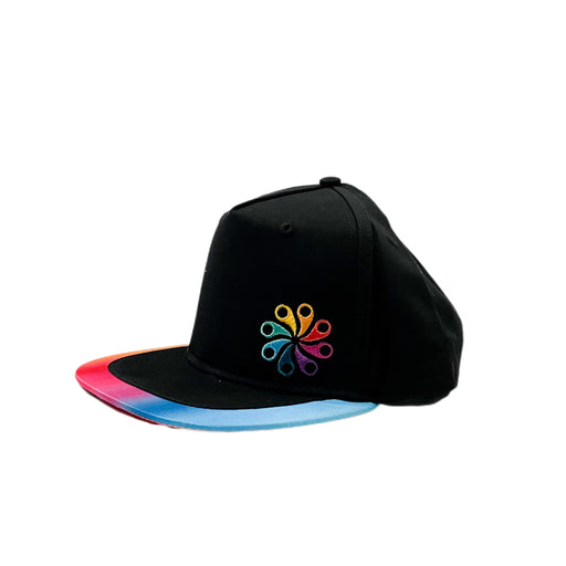Hersheypark Tie Dye Pinwheel Flat Brim Hat