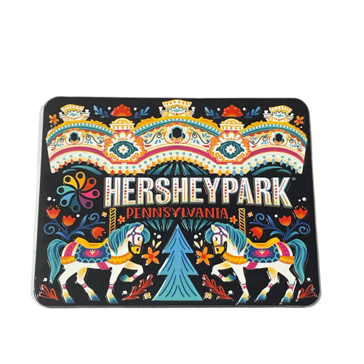 Hersheypark Folklore Art Stamped Metal Magnet