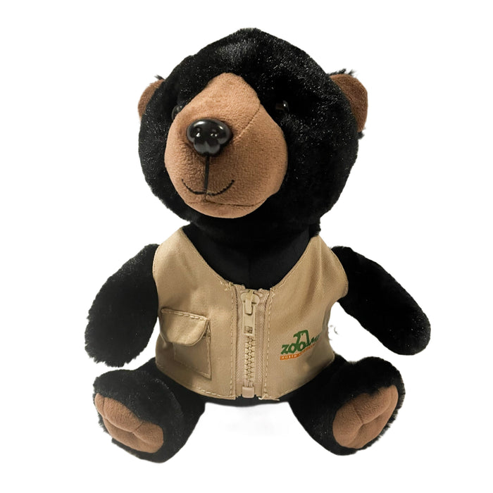 ZooAmerica Zookeeper With Vest Plush Bear