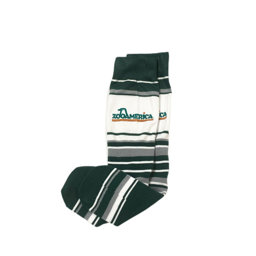 ZooAmerica Logo Striped Socks