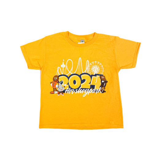 2024 Character Yellow Youth T-Shirt