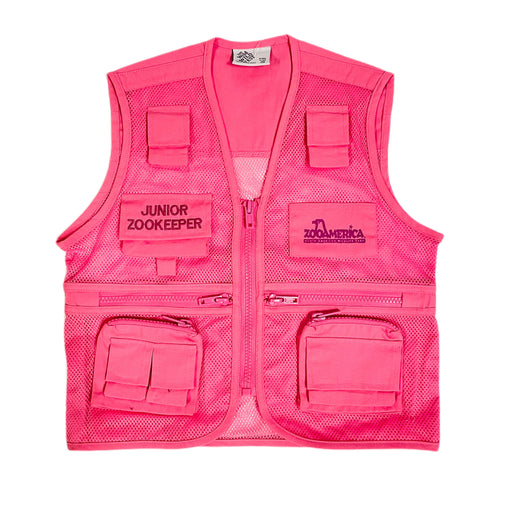 ZooAmerica Logo Pink Zookeeper Vest