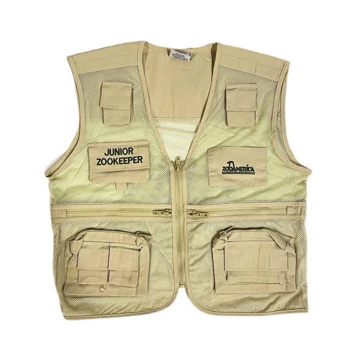 ZooAmerica Logo Khaki Zookeeper Vest