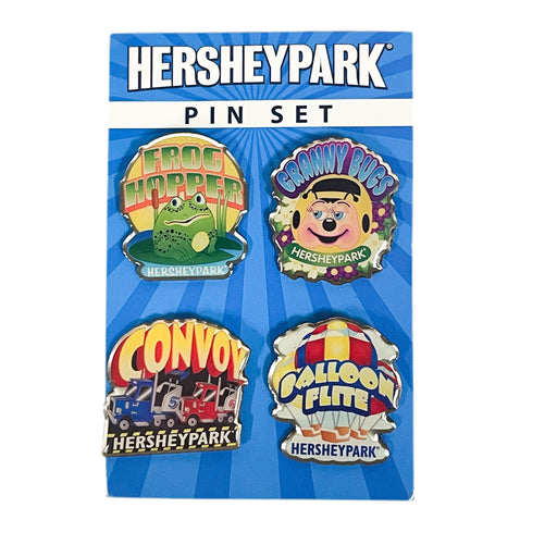 Hersheypark Kiddie Rides Pin Set
