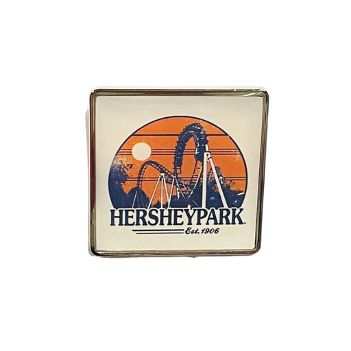 Hersheypark Retro Coaster Sunset Pin