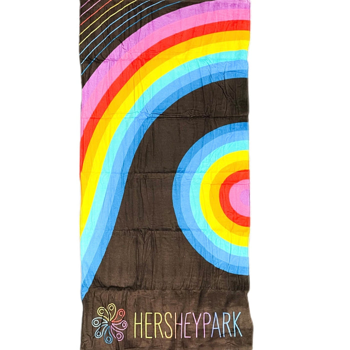 Hersheypark Rainbow Pinwheel Towel