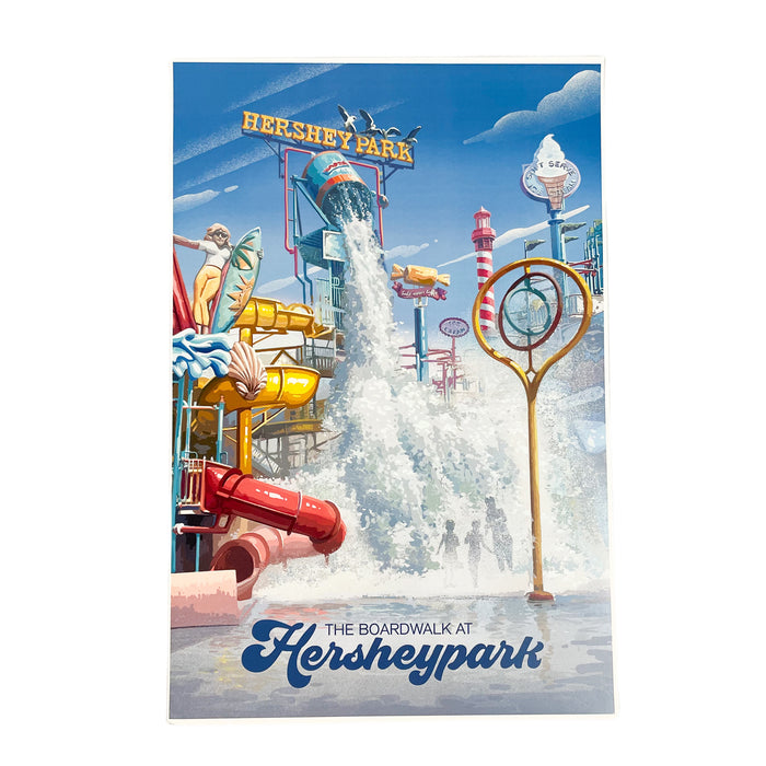 Hersheypark Boardwalk Artwork Photo Poster