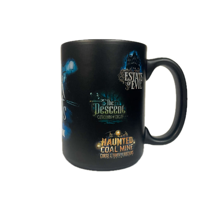 Hersheypark Dark Nights Logo Collage Mug