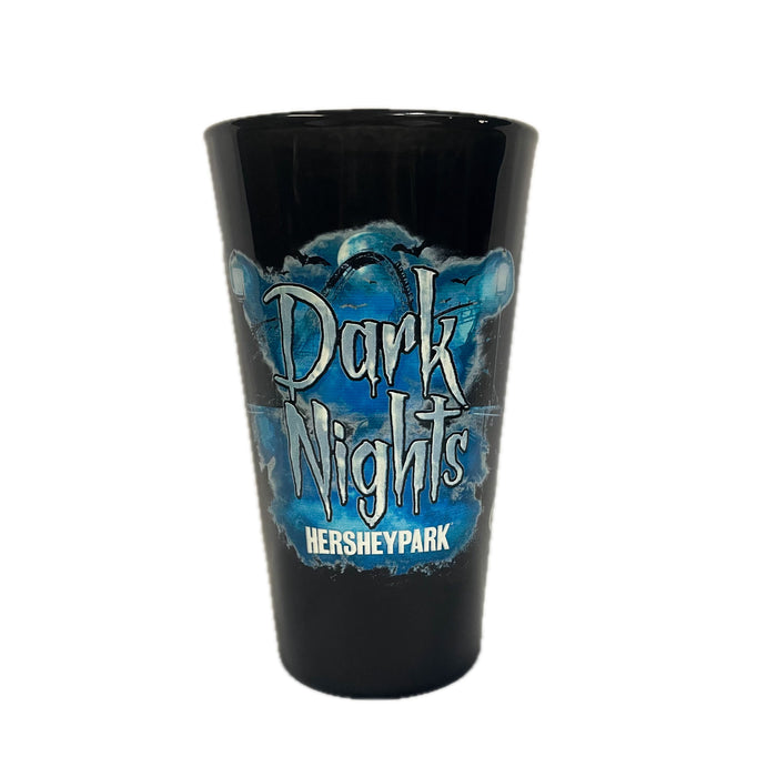 Hersheypark Dark Nights Logo Collage Pint Glass