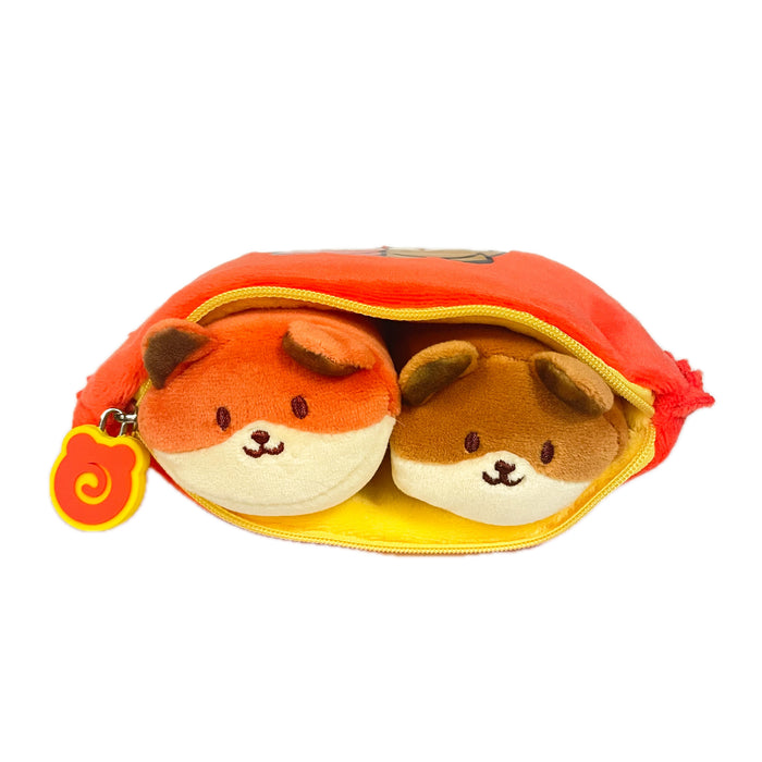 Hersheypark Anirollz REESE'S Fox Pouch Plush