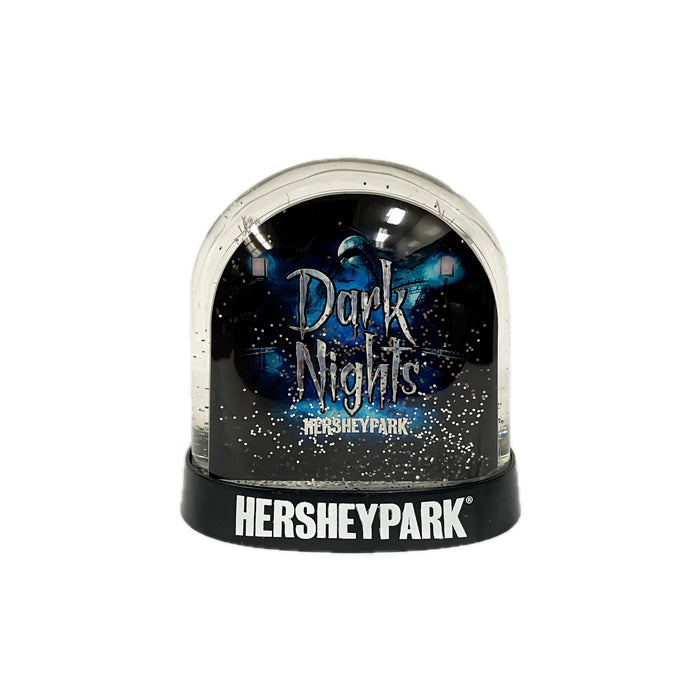 Hersheypark Dark Nights Logo Snow Globe