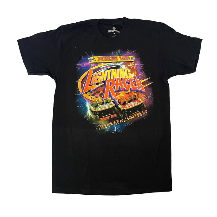 Hersheypark Lightning Racer Black T-Shirt