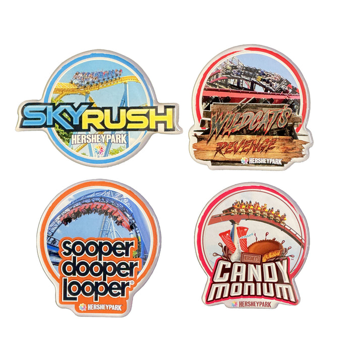 Hersheypark Rollercoaster Decorative Magnets